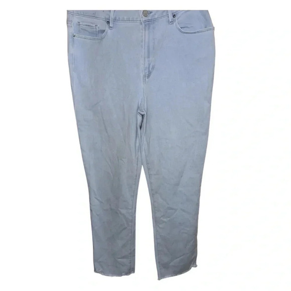 Paige Cindy Crop Light Wash Kokomo Live Hem Jeans Size 31 - Picture 6 of 12